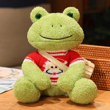 Load image into Gallery viewer, 25cm Kawaii Frog Plush Toy Soft Stuffed Animal Frog Plushie Figure Doll Peluche Toys Kawaii Room Decor Funny Sweetie Gift 개구리 인형
