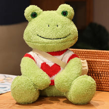 Load image into Gallery viewer, 25cm Kawaii Frog Plush Toy Soft Stuffed Animal Frog Plushie Figure Doll Peluche Toys Kawaii Room Decor Funny Sweetie Gift 개구리 인형