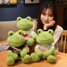 Load image into Gallery viewer, 25cm Kawaii Frog Plush Toy Soft Stuffed Animal Frog Plushie Figure Doll Peluche Toys Kawaii Room Decor Funny Sweetie Gift 개구리 인형