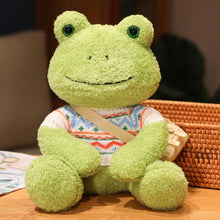 Load image into Gallery viewer, 25cm Kawaii Frog Plush Toy Soft Stuffed Animal Frog Plushie Figure Doll Peluche Toys Kawaii Room Decor Funny Sweetie Gift 개구리 인형