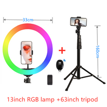 Load image into Gallery viewer, 26cm 10 inch Selfie Ring LED Light with Stand Tripod Photography studio Ring Lamps for Phone TikTok Youtube Makeup Video Vlog
