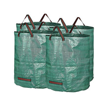 Load image into Gallery viewer, 272L Large Capacity Waste Rubbish Bag Sack,Reusable Garden Refuse Sack,Waterproof PP Yard Leaf Grass Container Storage