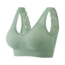Load image into Gallery viewer, Women V-Back Sports Bra Natural Air-conditioning Latex Pad Braletter Seamless Push Up Tank Top