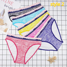 Load image into Gallery viewer, 6 Pcs Cotton Panties for Women Low Waist Lace Underpants Briefs M-XL Female Underwear Panty
