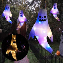 Load image into Gallery viewer, LED Halloween Ghost Outdoor Light Festival Dress Up Skeleton Horror Hanging Glowing Halloween Party Decor