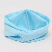 Load image into Gallery viewer, Korean Sweet Cute Contrast Color Wide Edge Headband Color Matching Elastic Ladies Cross Hair Band Headband