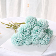 Load image into Gallery viewer, 10pcs Bunch Artificial Flower Bouquet Silk Dandelion Flower Ball Fake Flowers