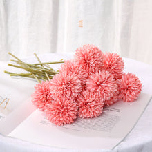 Load image into Gallery viewer, 10pcs Bunch Artificial Flower Bouquet Silk Dandelion Flower Ball Fake Flowers