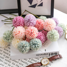 Load image into Gallery viewer, 10pcs Bunch Artificial Flower Bouquet Silk Dandelion Flower Ball Fake Flowers