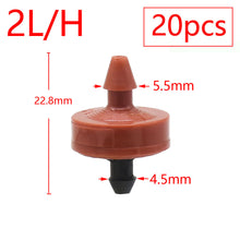 Load image into Gallery viewer, 2L 4L 8L Dripper Irrigation 2/4-way Arrow Dropper Connector Cross Water Splitter Emitter Drip Arrow Micro Drip Irrigation System