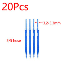 Load image into Gallery viewer, 2L 4L 8L Dripper Irrigation 2/4-way Arrow Dropper Connector Cross Water Splitter Emitter Drip Arrow Micro Drip Irrigation System