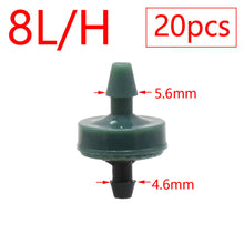Load image into Gallery viewer, 2L 4L 8L Dripper Irrigation 2/4-way Arrow Dropper Connector Cross Water Splitter Emitter Drip Arrow Micro Drip Irrigation System