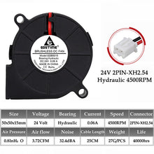 Load image into Gallery viewer, Cooling Fan Cooling Turbine Blower Fan 50mm x 15mm Blower Cooler Fan