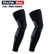 Load image into Gallery viewer, 2Pcs/Pair Sports Full Length Leg Compression Sleeves Basketball Knee Brace Protect Calf and Shin Splint Support for Men Women