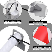 Load image into Gallery viewer, 2pcs Swimming Pool Pipe Fixing Holder Mount Support for Intex Bestwa Above Hose Outlet Bracket with Cable Tie Pool accessories