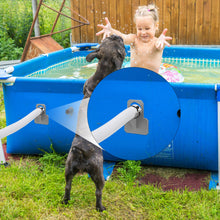 Load image into Gallery viewer, 2pcs Swimming Pool Pipe Fixing Holder Mount Support for Intex Bestwa Above Hose Outlet Bracket with Cable Tie Pool accessories
