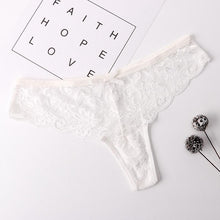 Load image into Gallery viewer, Women's Floral Briefs Low Waist Solid Color Panties Fashion Sleepwear Ladies Lingerie Underpants
