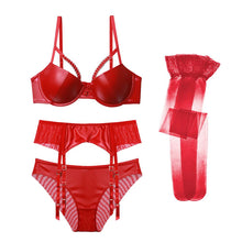 Load image into Gallery viewer, Varsbaby Glossy Women Bra Set 4 PCS/Lot