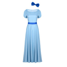 Load image into Gallery viewer, Adult Womens Short Puff Sleeve Princess Fancy Party Maxi Dress Halloween Dressing Up Cosplay Costume