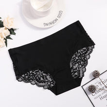 Load image into Gallery viewer, Sexy Lace Underpants Non-Trace Underwear Thin And Light Breathable Ice Silk Briefs Exquisite Panties