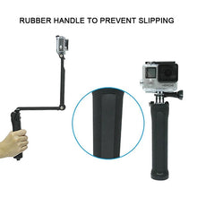 Load image into Gallery viewer, 3-Way Flexible Tripod Stand Mount Selfie Handheld Foldable Bracket for GoPro Hero 5 4 3+3 Action Camera