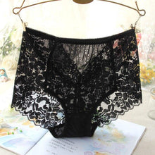 Load image into Gallery viewer, Ladies Sexy Mesh Panties High-waist Seamless Lace Underwear Briefs Transparent Silk Women Cotton Health Knickers Lingerie XXXL