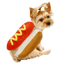 Load image into Gallery viewer, Puppy Dress Up Funny Outfit Hamburger Puppy Outfit Sausage Clothes Cosplay Costume Pet Dog Costume