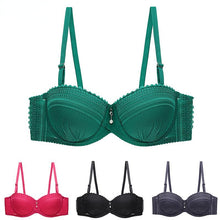 Load image into Gallery viewer, Women Half Cup Push Up Bra Sexy Lace Bra80 85 90 95BC Female Bra