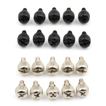 Load image into Gallery viewer, Screws 10pcs Computer Case Screws Black Or Nickel Computer Case Screw Hand Tighten Thumb Screw Overall Size 14 x 9mm