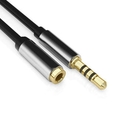 Load image into Gallery viewer, 3.5mm Jack AUX Audio Male To Female Extension Cable With Microphone Stereo 3.5 Audio Extension Cable Compatible For PC Headphone