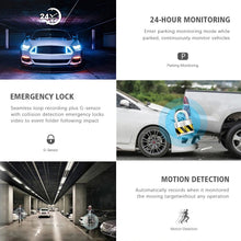 Load image into Gallery viewer, Car DVR HD 1080P 3-Lens Inside Vehicle Dash CamThree Way Camera DVRs Recorder Video Registrator Dashcam Camcorder