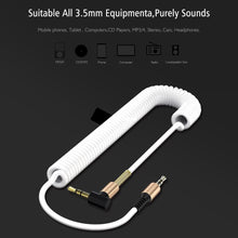 Load image into Gallery viewer, 3 Colors 3.5mm Audio Cable 3.5 Jack Male To Male Aux Cable Headphone Code for Car Xiaomi Redmi 5 Plus Oneplus LG Samsung