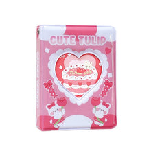 Load image into Gallery viewer, 3 Inch Cartoon Photo Album Lovely Photocard Holder Kpop Idol Chasing Collection Book Cake Bear Printing Instax Mini Album