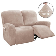 Load image into Gallery viewer, 3 Seat Recliner Sofa Chair Cover All-inclusive Armchair Non-slip Relax Armchair Cover Elastic Suede Couch Chair Protector