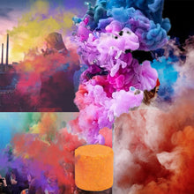 Load image into Gallery viewer, 3pcs Colorful Smoke Pills Combustion Smog Cake Effect Smoke Bomb Pills Portable Photography Prop Halloween Props