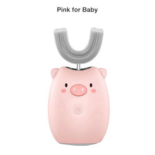 Load image into Gallery viewer, Children's Electric Toothbrush Cartoon Blu-ray Whitening Teeth Brush Rechargeable Waterproof Sound W