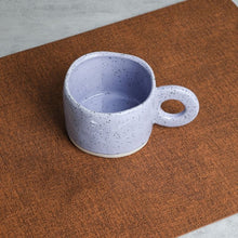 Load image into Gallery viewer, 300ml Ceramic Mug Ring Handl Coffee Milk Modern Print Porcelain Mug Handmade Ceramic Hot Chocolate Cup Couple Handgrip Cups