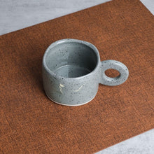 Load image into Gallery viewer, 300ml Ceramic Mug Ring Handl Coffee Milk Modern Print Porcelain Mug Handmade Ceramic Hot Chocolate Cup Couple Handgrip Cups