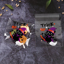 Load image into Gallery viewer, 30Pcs Halloween Transparante Monster Snoep Zak Pompoen Ghost Biscuit Sneeuw Zak Kids Happy Halloween Party Truc Of Behandelen Gift tas