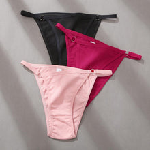 Load image into Gallery viewer, Women's Cotton Panties 3Pcs/set Low Waist Briefs Comfortable Underwear Female Soft Solid Color Underpants Lingerie