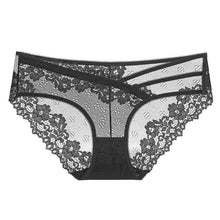 Load image into Gallery viewer, Women's Sexy Lace Panties Summer Low Waist Breathable Briefs Irregular Belt Underwear