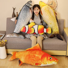 Load image into Gallery viewer, 30cm 3D Simulation Gold Fish Plush Toys Stuffed Soft Animal Carp Plush Pillow Creative Sofa Pillow Cushion Gift Kids Toy