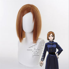 Load image into Gallery viewer, 30cm Anime Jujutsu Kaisen Gojo Satoru Release State Wig Cosplay Wigs Playing Powder Short Silver White Hair Halloween 1:1 Wigs