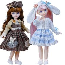 Load image into Gallery viewer, 30cm Doll 1/6 Bjd Doll or Dress Up Clothes Accessories Princess Doll Kids Children's Girl Birthday Gift Toys
