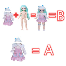 Load image into Gallery viewer, 30cm Doll 1/6 Bjd Doll or Dress Up Clothes Accessories Princess Doll Kids Children's Girl Birthday Gift Toys