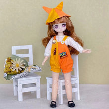 Load image into Gallery viewer, 30cm Two-dimensional Comic Face Doll 1/6 Bjd Doll or Dress Up Clothes Children's Girl Birthday Gift Toys