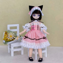 Load image into Gallery viewer, 30cm Two-dimensional Comic Face Doll 1/6 Bjd Doll or Dress Up Clothes Children's Girl Birthday Gift Toys