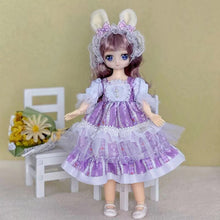 Load image into Gallery viewer, 30cm Two-dimensional Comic Face Doll 1/6 Bjd Doll or Dress Up Clothes Children's Girl Birthday Gift Toys