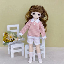 Load image into Gallery viewer, 30cm Two-dimensional Comic Face Doll 1/6 Bjd Doll or Dress Up Clothes Children's Girl Birthday Gift Toys