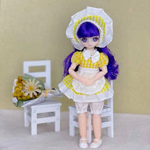 Load image into Gallery viewer, 30cm Two-dimensional Comic Face Doll 1/6 Bjd Doll or Dress Up Clothes Children's Girl Birthday Gift Toys